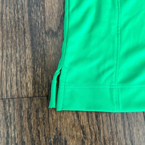 Slazenger Sleeveless Women’s Green and White Trim Golf Polo Tank Tee Shirt XL - Picture 4 of 7